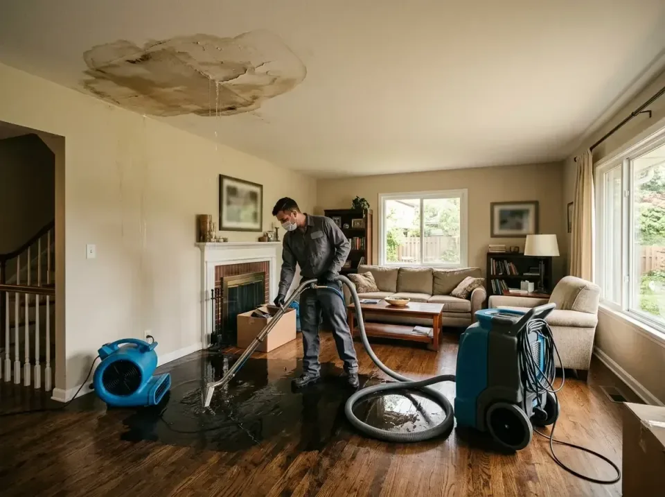 attic-pipe-burst-ceiling-drip-008 — frequently asked questions, Water Damage Restoration & Carpet Care in Fairmont, MN